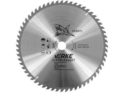 Pilový kotouč 350mm x 32mm x 60T VERKE V44071
