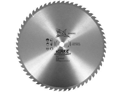 Pilový kotouč vidio 600mm*32mm*60T VERKE V44091