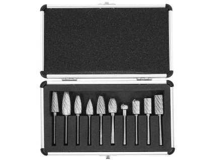 Sada fréz na kov HSS 10 ks VERKE V05041