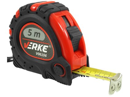 Svibrový metr 5m x 24mm žlutý VERKE V06104