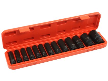 Sada hlubokých rázových nástavců 1/2" 13 ks 10-32 mm VERKE V39466