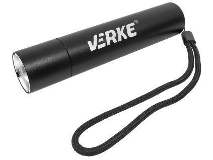 Hliníková svítilna 250 lm, 1200 mAh VERKE V87557
