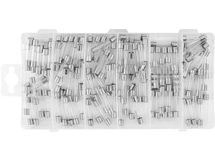Poistky trubkové 5A-30A, 120 ks VERKE V06739