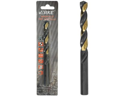 Vrták do kovu HSS s titanovým povlakem 12,5 mm VERKE V39323