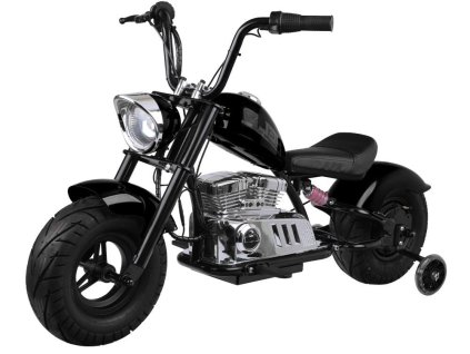 mirrored motor chopper black