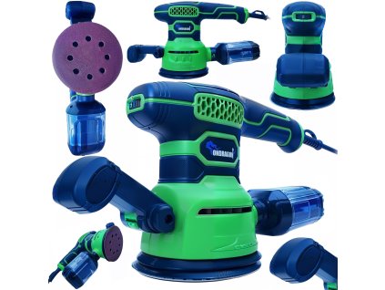 SZLIFIERKA OSCYLACYJNA MIMOSRODOWA do DREWNA METALU z REGULACJA 125mm 1400W