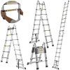 Teleskopický hliníkový kloubový žebřík 5m 150kg G02449