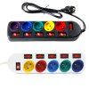 82017 245010 prodluzovaci kabel 1 5 m 5 zasuvek bily kd4000