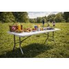 STOL SKLADANY CATERINGOWY TURYSTYCZNY OGRODOWY NA TARAS WALIZKA 180 cm Stan opakowania oryginalne