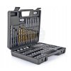 Sada vrtáků a bitů Lopatkové vrtáky a bity pro dřevo a kov v kufru 57 dílů10