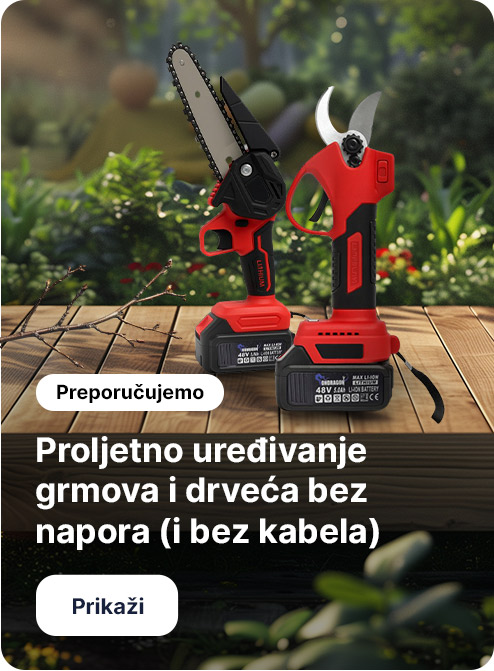 Proljetno uređivanje grmova i drveća bez napora (i bez kabela)