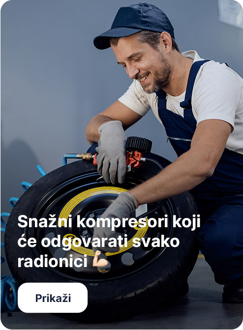 Snažni kompresori koji će odgovarati svakoj radionici