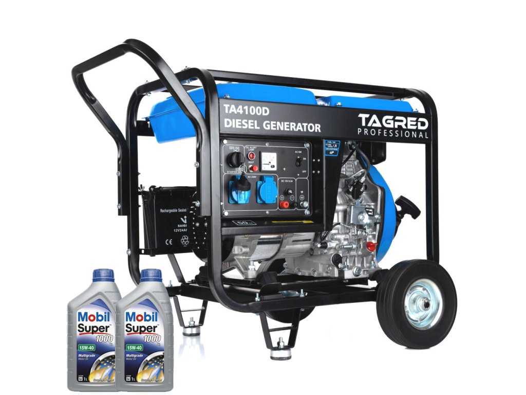 218993 dieselovy generator tagred 2x230v 4100w
