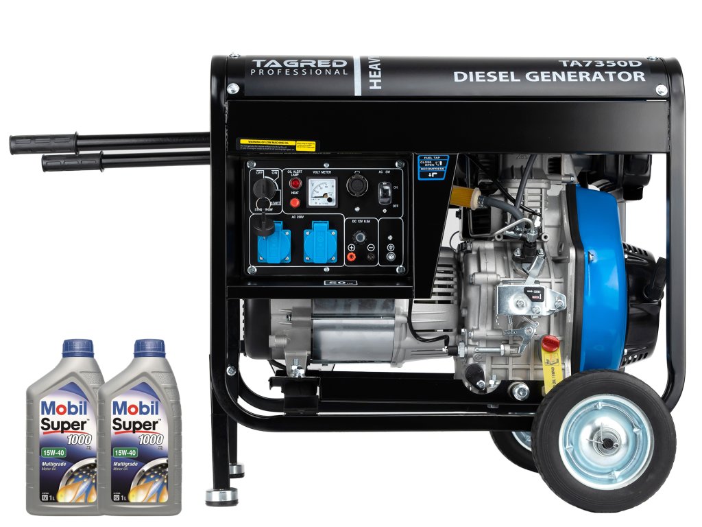 219026 dieselovy generator tagred s motorem 7350w 10 hp jednofazovy 5000w