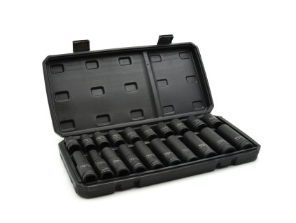 Set udarnih produženih i kratkih nasadnih ključeva 1/2" 10-19mm G10517
