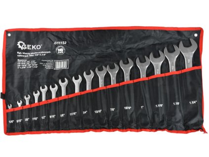 Set očkopločnih ključeva 16kom 1/4"-1,1/4" G11152