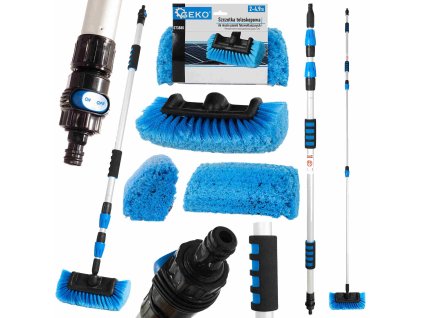 Teleskopska četka za pranje fotonaponskih panela 2-4,9m G73880