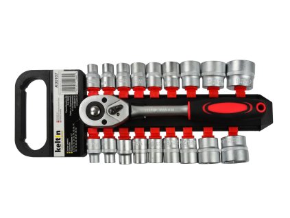 Set nasadnih ključeva s čegrtaljkom 8-32mm 1/2" 19ks K00107