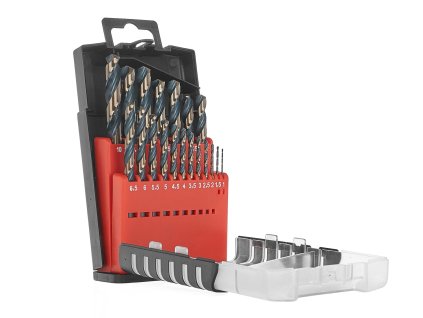 Set svrdla za metal HSS 1,0-10,0mm 19ks T02001
