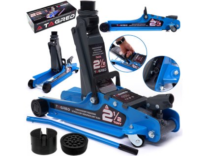 Dizalica za automobile montirna 2,5T niska, masivna, 2 gumene podloške