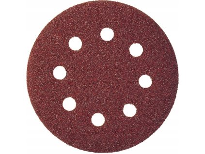 Brusni disk na suhi čičak s otvorima za usisavanje, granulacija 120, 125 mm, pakiranje 50 kom.