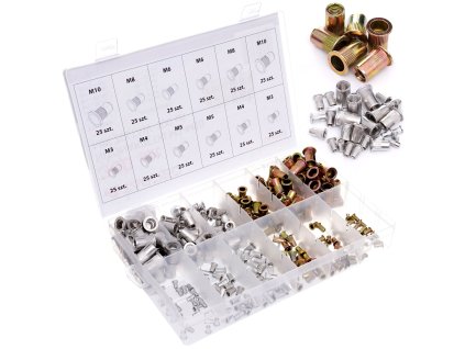 Čelične i aluminijske zakivne matice M3 M4 M5 M6 M8 M10 - 300 kom.