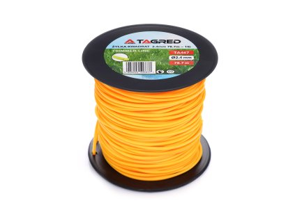 221108 rezaci struna do motorove kosy vyzinacky ctvercovy profil 2 4 mm x 78 7 m velka civka pevna