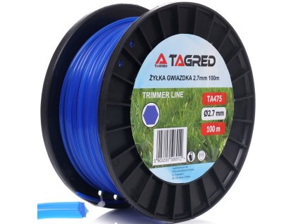 Rezni konac za benzinsku kosilicu i trimer, zvijezda 2,7 mm x 100 m