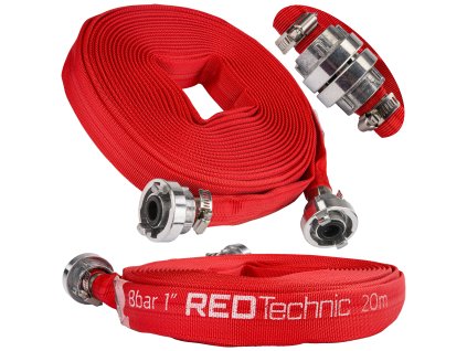 Vatrogasno crijevo za zagađenu vodu septik s brzom spojkom 1" 20M 8 BAR RTWS0065