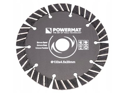 Dijamantni rezni disk za utisnu pila 133 x 20 PM-TDB-133x4.5x20