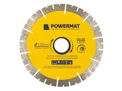 Dijamantni segmentni rezni disk 120mm PM-TDG-120M