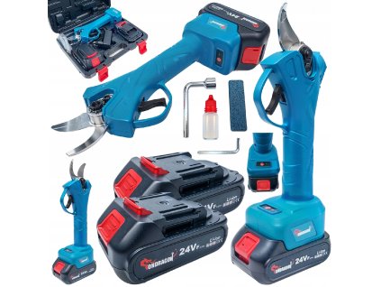 Aku zahradní nůžky 24V na keře, větve a živé ploty1