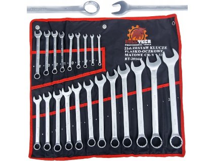 Sada očkoplochých klíčů 6–32 mm – 21dílná s textilním obalem1