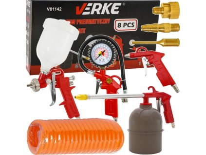 Sada pneumatskih alata 8 kom VERKE V81142