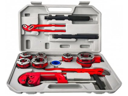 Ručne navojnice za cijevi, set 10 kom, 1/4-1 1/14", DEGET V07515