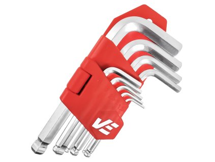Set imbus ključeva s kuglom 9 ks kratki Verke V35503