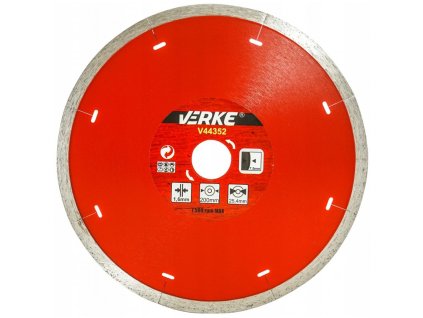 Dijamantni rezni disk 200x25,4x1,6 mm VERKE V44352