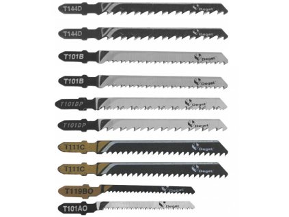 Sada pile za drvo 10 kom, T ručka VERKE Light Duty V05000