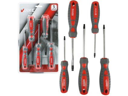 Set odvijača Torx 5 kom Verke Light Duty V86433