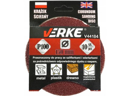 Brusni disk 150 mm P100 10 kom VERKE V44184
