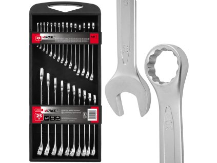 Set ključeva plosnatih-otvorenih 25 kom 6-32mm VERKE Premium linija V35337