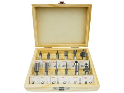 Set svrdala za drvo 12 kom VERKE V05068