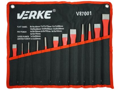 Set od 12 komada bušača i reznih alata VERKE V87001