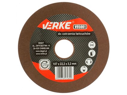 Brusni disk 107x22,2x3,2 mm VERKE V95001