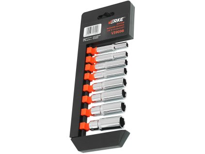 Sada dugih nastavaka 1/4" 6-13 mm, 8 kom, VERKE V39098