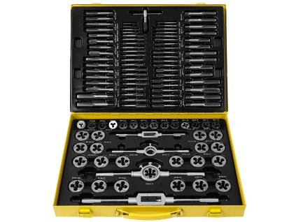 Set za narezivanje navoja i navojna okrugla matica 110 kom NOTIG