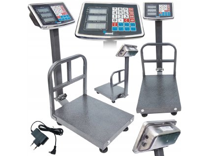 Silná průmyslová plošinová váha s LCD displejem, kapacita 150 kg1