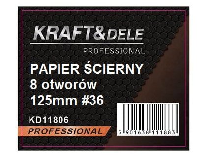 84696 240441 brusny papir 50 ks kotouc 125 mm p36 na suchy zip kd11806
