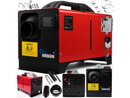 NAGRZEWNICA SPALINOWA DMUCHAWA OLEJOWA OGRZEWANIE POSTOJOWE ON 12 230V 9KW