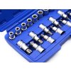 Set adaptera i bitova Torx 1/2" 19 ks G13565